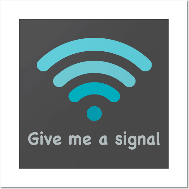 wifi signal Wall Art by eliasdesignshop